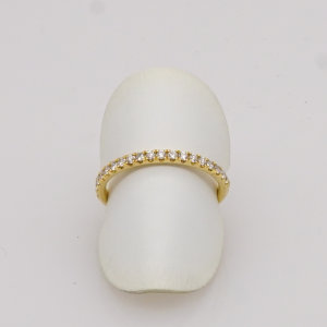Ring, 750/°°°Gelbgold, Brillanten, Memory