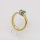 Ring, 750/&deg;&deg;&deg;Gelb-Wei&szlig;gold, Tsavorith