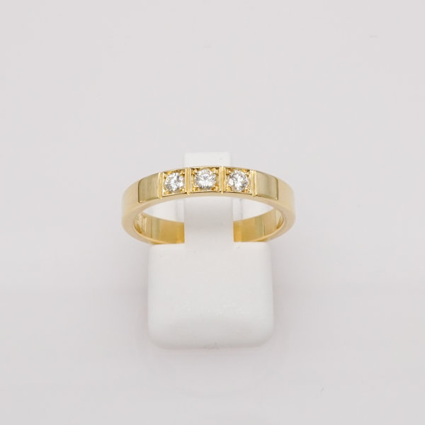 Ring, 585/°°°Gelbgold, Brillanten