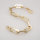 Armband Paper Clip 585/Gelbgold