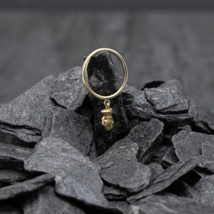 Nugget-Ring 585/Gelbgold