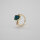 Ring mit Boulderopal, 585/Gelbgold