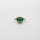 Ring mit Achat, Silber und Gelbgold