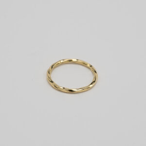 Ring gedreht, 750/Gelbgold