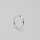 Ring leicht gedreht, Silber