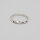 Ring leicht gedreht, Silber
