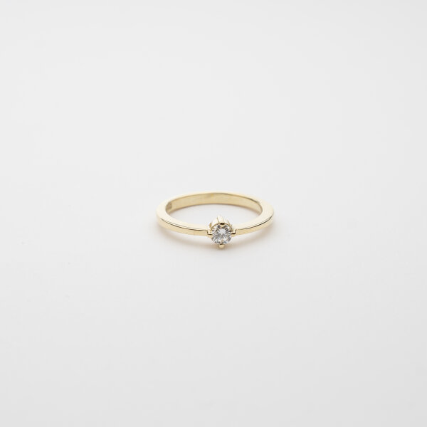 Verlobungsring 585/Gelbgold