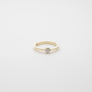 Verlobungsring 585/Gelbgold