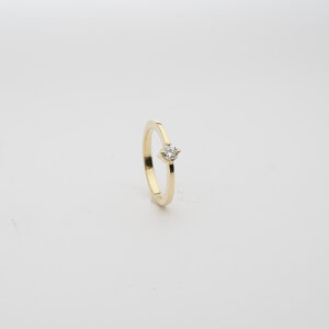 Verlobungsring 585/Gelbgold