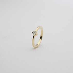 Verlobungsring 585/Gelbgold