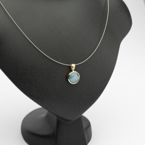 Anhänger mit Aquamarine 585/Gelbgold