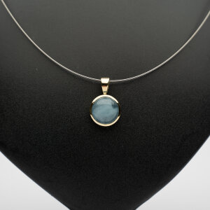 Anhänger mit Aquamarine 585/Gelbgold