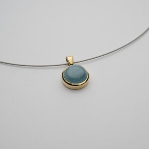 Anhänger mit Aquamarine 585/Gelbgold