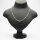 Kette Zirkon mit Anhänger Citrin, 585/Gelbgold