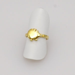Ring für Kinder, 585/°°°Gelbgold, Igel