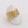 Ring, 750/°°°Gelbgold, Brillanten, Einzelstück, Handarbeit